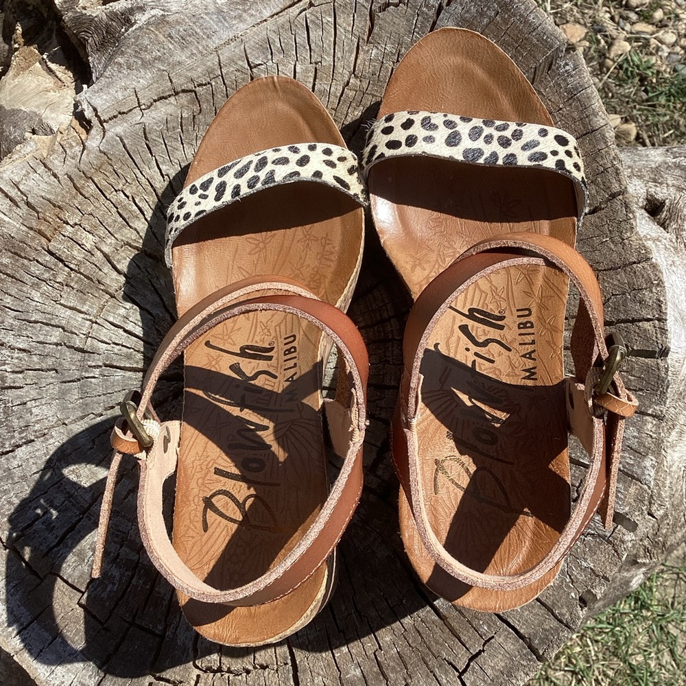 Blowfish Womens Hirosha Wedge Sandals, size 8.5 - Picture 8 of 10